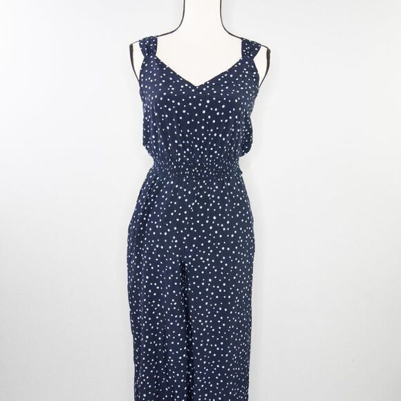 loft jumpsuit polka dot tie back - Picture 5 of 13